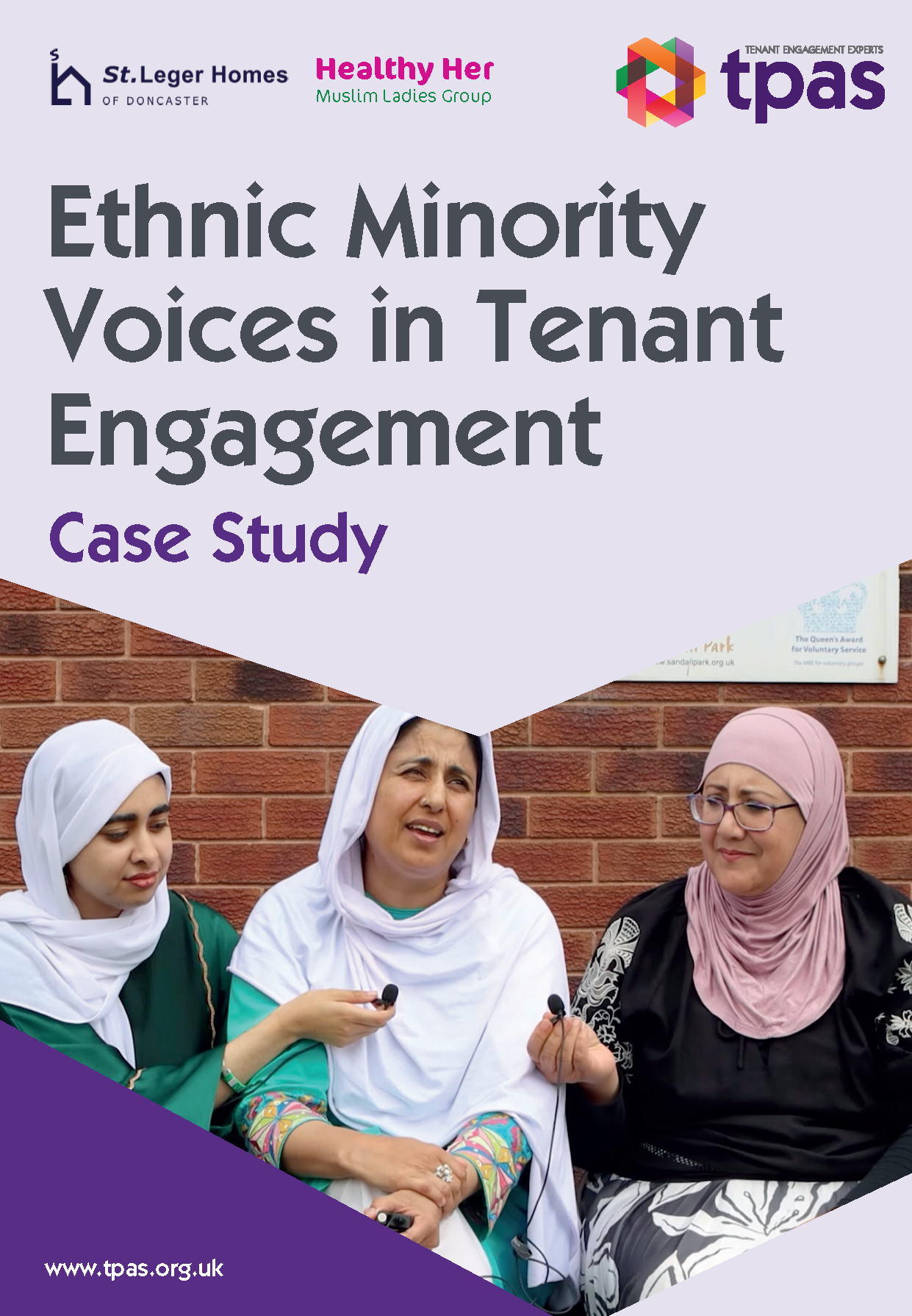 Front cover of three women in conversation
