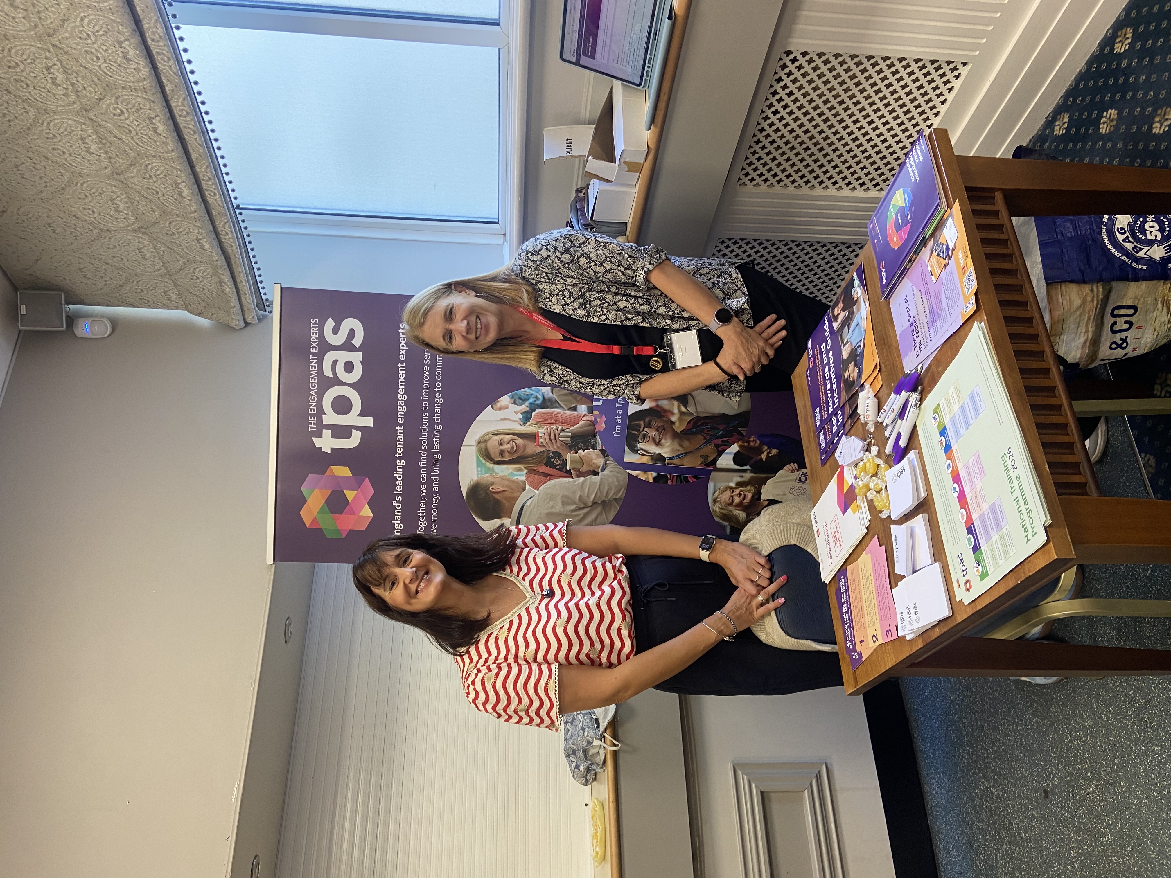 Tpas membership team exhibition stand